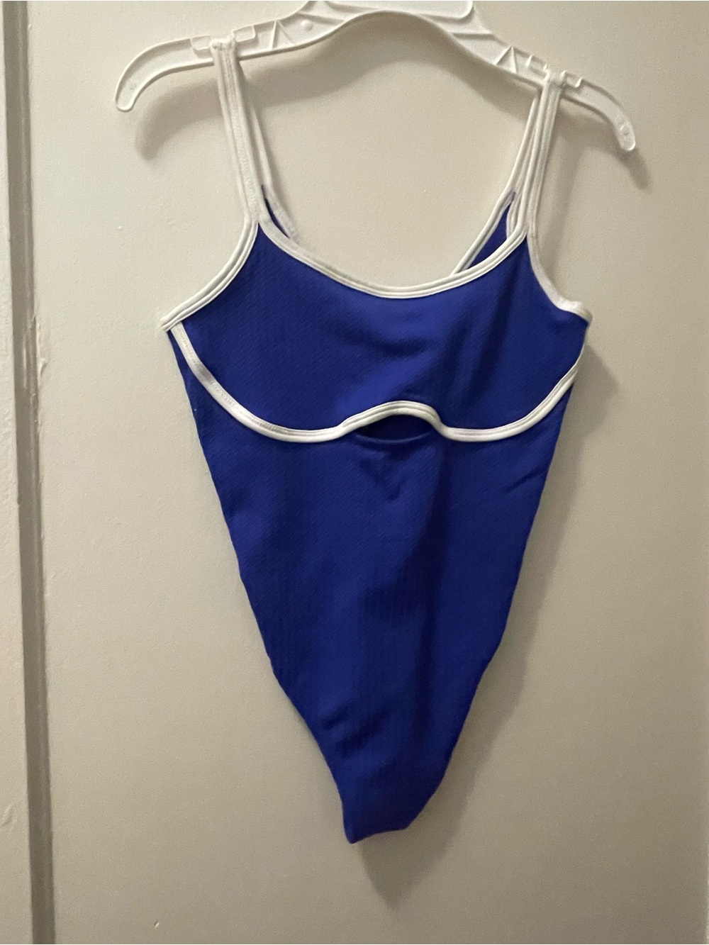 Target Blue One-Piece Body Suit with White Trim